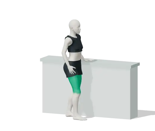 Animation of Backwards walking