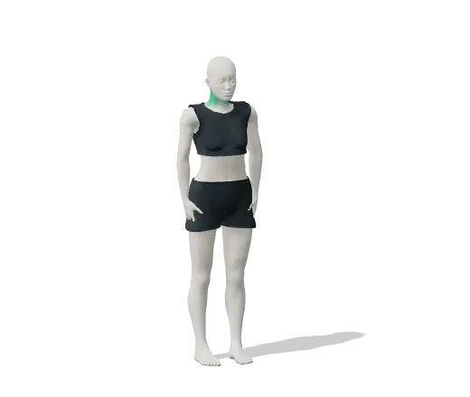 Animation of Head and neck turns
