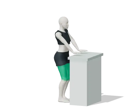 Animation of Knee bends